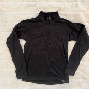 Patagonia boys Black Quarter-Zip Pullover